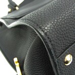 Ferragamo // Leather Gancini Sofia Handbag // Black // Pre-Owned