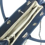 Chanel // Leather Matelasse Portobello Quilted Tote // Navy // Pre-Owned