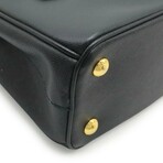 Prada // Saffiano Leather Galleria Handbag // Black // Pre-Owned