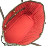 Louis Vuitton // Damier-Coated Canvas + Leather Tote Bag // Damier Ebene // Pre-Owned