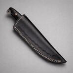 The Hide Runner // Skinner // Black G10 Micarta Scales