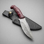 The Carcass Pro // Skinner // Red G10 Micarta Scales