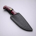 The Carcass Pro // Skinner // Red G10 Micarta Scales