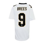 Drew Brees // Signed White Custom Football Jersey