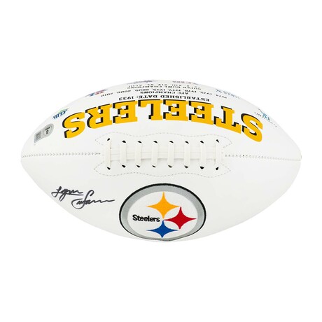 Lynn Swann // PIT Steelers // Signed Jarden White Logo Football