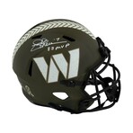 Joe Theismann // WAS Commanders // Signed SALUTE Riddell FS Replica Helmet