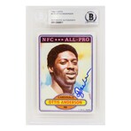 Ottis Anderson // Signed Cardinals 1980 Topps Rookie Football TC #170
