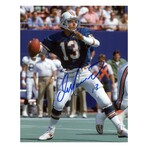 Dan Marino // MIA Dolphins // Signed Arm Back Teal Jersey Action Photo