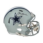 Roger Staubach // DAL Cowboys // Signed Riddell FS Speed Replica Helmet
