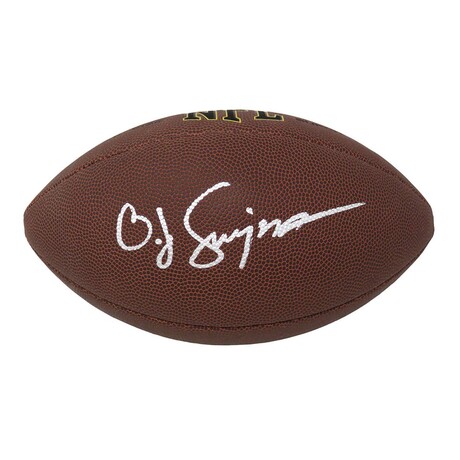 O.J. Simpson // Signed Wilson Super Grip FS NFL Football