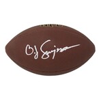 O.J. Simpson // Signed Wilson Super Grip FS NFL Football