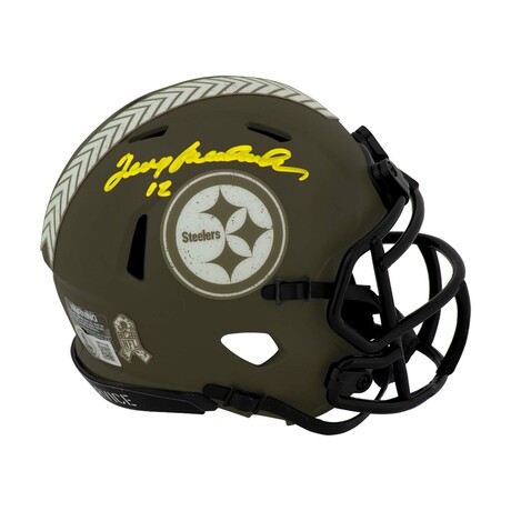 Terry Bradshaw // PIT Steelers // Signed STS Riddell Speed Mini Helmet