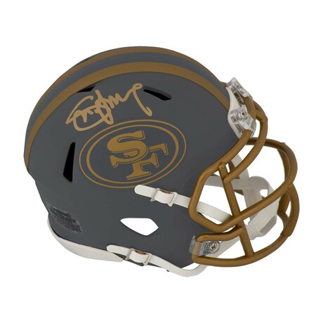 Steve Young // SF 49ers // Signed SLATE Riddell Speed Mini Helmet