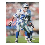 Larry Brown // DAL Cowboys // Signed Action Photo w/SB XXX MVP