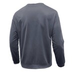 Long Sleeve Layered Crewneck // Ash (XS)
