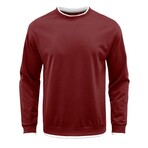 Long Sleeve Layered Crewneck // Wine Red (S)