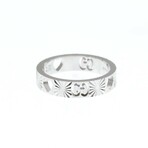 Gucci // 18k White Gold Icon Heart Ring // Ring Size: 6 // Store Display