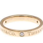 Tiffany & Co. // 18k Rose Gold Flat Diamond Ring // Ring Size: 5.5 // Store Display