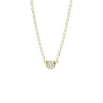 Tiffany & Co. // 18k Yellow Gold Diamonds By The Yard Pendant Necklace // 15.94" // Store Display