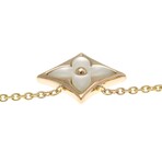 Louis Vuitton // 18k Rose Gold Star Blossom Mother of Pearl Pendant Necklace // 15.35"-16.14" // Store Display