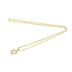 Chopard // 18k Yellow Gold Happy Diamond Heart Pendant Necklace // 16.53" // Store Display