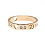 Gucci // 18k Rose Gold Icon Amor Diamond Ring // Ring Size: 7.25 // Store Display