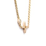 Louis Vuitton // 18k Rose Gold Monogram Idylle Diamond Pendant Necklace // 14.96"-15.74" // Store Display