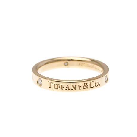Tiffany & Co. // 18k Rose Gold Flat Diamond Ring // Ring Size: 6 // Store Display