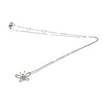 Gucci // 18k White Gold Butterfly Diamond Pendant Necklace // 14.96"-16.53" // Store Display