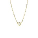 Tiffany & Co. // 18k Yellow Gold Diamonds By The Yard Pendant Necklace // 15.94" // Store Display
