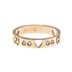 Gucci // 18k Rose Gold Icon Amor Diamond Ring // Ring Size: 7.25 // Store Display
