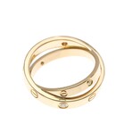 Cartier // 18k Rose Gold + 18k White Gold Be Love Diamond Ring // Ring Size: 4.75 // Store Display