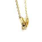 Cartier // 18k Yellow Gold Baby Love Pendant Necklace // 17.32" // Store Display