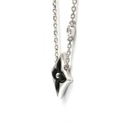 Louis Vuitton // 18k White Gold Star Blossom BB Diamond + Onyx Pendant Necklace // 16.14" // Store Display