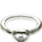 Chopard // 18k White Gold Happy Diamond Ring // Ring Size: 5.5 // Store Display