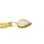 Chopard // 18k Yellow Gold Happy Diamonds Floating Diamond Pendant Necklace // 16.53" // Store Display