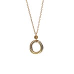 Cartier // 18k Rose Gold + 18k White Gold + 18k Yellow Gold Trinity Diamond Pendant Necklace // 15.15"-15.94" // Store Display