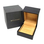 Bulgari // 18k Rose Gold Double Logo Diamond Ring // Ring Size: 7.5 // Store Display