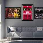 Michael Jordan & Kobe Bryant // Canvas Frame - Basketball Legends