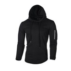 Arm Pocket Hoodie // Black (XL)
