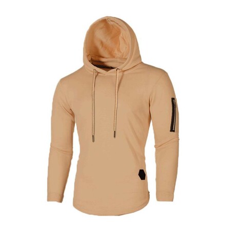 Arm Pocket Hoodie // Khaki (XS)