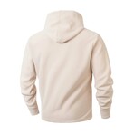 Drawstring Hoodie // Beige (XS)