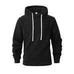Drawstring Hoodie // Black (XS)