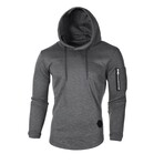 Arm Pocket Hoodie // Grey (XS)
