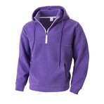 1/4 Zip Hoodie // Purple (2XL)