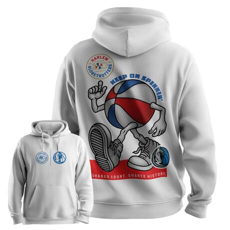 Dallas Mavericks x Harlem Globetrotters Keep on Spinning Hoodie (S)