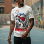 Los Angeles Lakers x Harlem Globetrotters Keep on Spinning T-Shirt (S)