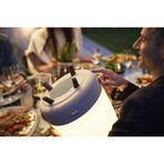 Lite-Up PLAY // Cordless Indoor/Outdoor Speaker Lamp - Sound by JBL (Ocean)