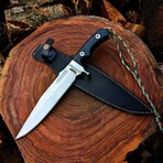 The Rambo Last Blood  // Bowie Knife // Black G10 Micarta Scales