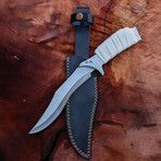 The Dune 2  // Set Of 2 Feyd Rautha Knives // B&W Leather Wrapped on Steel